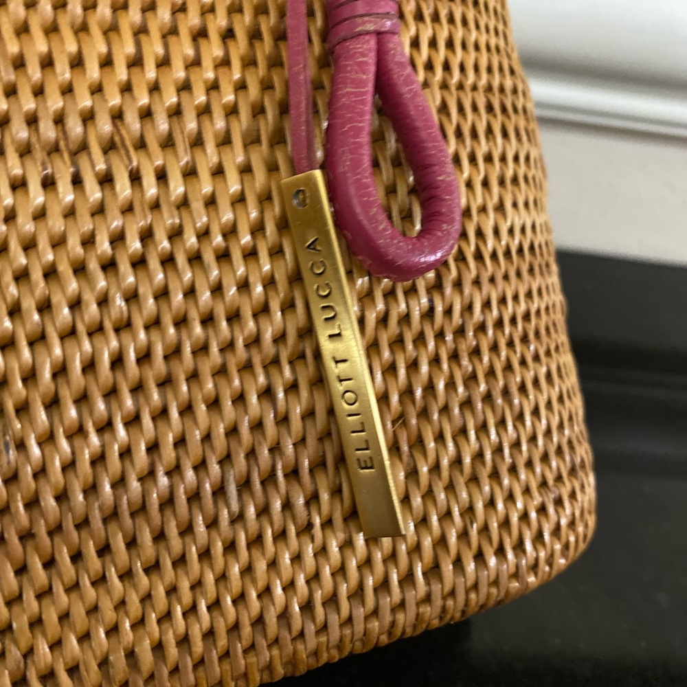 Elliott Lucca Tan Woven Shoulder Bag - Picture 3 of 9